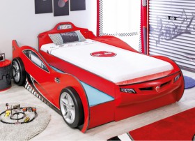 CARBED Кровать-машина Coupe с выдвижной кроватью Red 20.03.1306.00 в Полтавке - poltavka.katalogmebeli.com | фото