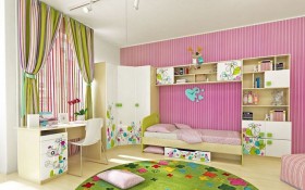 Детская комната Флёр (Белый/корпус Клен) в Полтавке - poltavka.katalogmebeli.com | фото 4