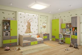 Детская комната Пуговка в Полтавке - poltavka.katalogmebeli.com | фото