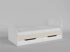 Диван-кровать Санни (Белый/корпус Клен) в Полтавке - poltavka.katalogmebeli.com | фото 2