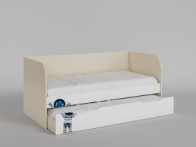 Диван-кровать Санни (Белый/корпус Клен) в Полтавке - poltavka.katalogmebeli.com | фото