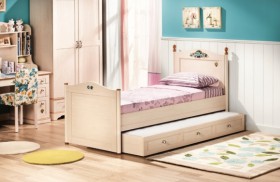 Кровать детская Балли 2-х уровневая (венге/белфорт) в Полтавке - poltavka.katalogmebeli.com | фото 2