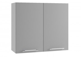 Гарда П 800 шкаф верхний (Белый Эмалит/корпус Серый) в Полтавке - poltavka.katalogmebeli.com | фото