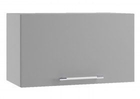 Гарда ПГ 600 шкаф верхний горизонтальный (Белый Эмалит/корпус Серый) в Полтавке - poltavka.katalogmebeli.com | фото