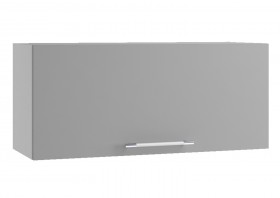 Гарда ПГ 800 шкаф верхний горизонтальный (Белый Эмалит/корпус Серый) в Полтавке - poltavka.katalogmebeli.com | фото