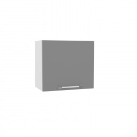 Гарда ВПГ 500 шкаф верхний горизонтальный высокий (Белый Эмалит/корпус Серый) в Полтавке - poltavka.katalogmebeli.com | фото