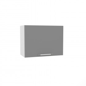 Гарда ВПГ 600 шкаф верхний горизонтальный высокий (Белый Эмалит/корпус Серый) в Полтавке - poltavka.katalogmebeli.com | фото