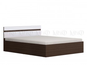 Ким кровать 1,4 (Венге/белый глянец) в Полтавке - poltavka.katalogmebeli.com | фото