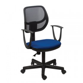 Кресло BRABIX Flip MG-305 (сине-черный) в Полтавке - poltavka.katalogmebeli.com | фото 3