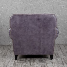 Кресло кожаное Элегант (Фиолетовый) в Полтавке - poltavka.katalogmebeli.com | фото 7