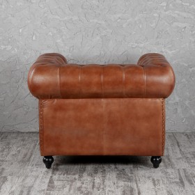 Кресло кожаное Лофт Честер (кожа) в Полтавке - poltavka.katalogmebeli.com | фото 7