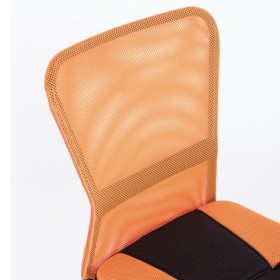 Кресло компактное BRABIX Smart MG-313 (черный, оранжевый) в Полтавке - poltavka.katalogmebeli.com | фото 4