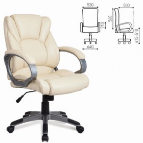 Кресло офисное BRABIX Eldorado EX-504 (бежевый) в Полтавке - poltavka.katalogmebeli.com | фото