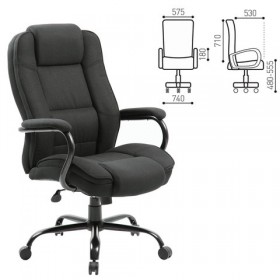 Кресло офисное BRABIX Heavy Duty HD-002 (ткань) в Полтавке - poltavka.katalogmebeli.com | фото 1