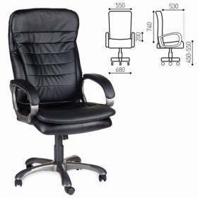Кресло офисное BRABIX Omega EX-589 (черное) в Полтавке - poltavka.katalogmebeli.com | фото