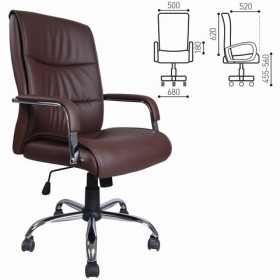 Кресло офисное BRABIX Space EX-508 (коричневый) в Полтавке - poltavka.katalogmebeli.com | фото
