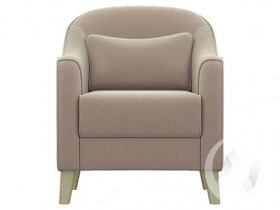 Кресло отдыха Комфорт-4 (бесцветный лак/CATANIA LATTE) в Полтавке - poltavka.katalogmebeli.com | фото 2