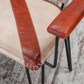 Кресло кожаное Лофт Честер (кожа) в Полтавке - poltavka.katalogmebeli.com | фото 4