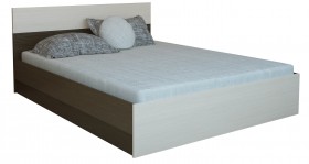 Кровать 0,8м Юнона с настилом (Венге / Дуб) в Полтавке - poltavka.katalogmebeli.com | фото 2