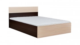 Кровать 1,4м Юнона с настилом (Венге / Дуб) в Полтавке - poltavka.katalogmebeli.com | фото