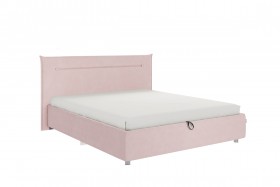 Кровать 1,6 Альба (Нежно-розовый велюр/под-мех) в Полтавке - poltavka.katalogmebeli.com | фото