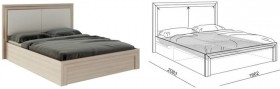 Кровать 1,6 Глэдис (М32) с подъемным механизмом Распродажа в Полтавке - poltavka.katalogmebeli.com | фото 2