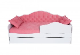 Кровать 170 серии Иллюзия Лайт 1 ящик 89 Розовый (подушки) в Полтавке - poltavka.katalogmebeli.com | фото