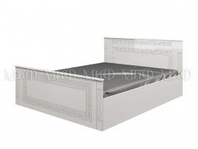 Кровать Афина-1 1,4 м (Белый/Белый глянец) в Полтавке - poltavka.katalogmebeli.com | фото