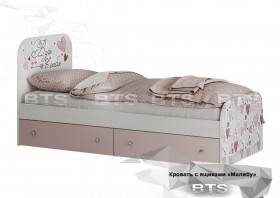 Кровать детская с ящиками КР-10 Малибу в Полтавке - poltavka.katalogmebeli.com | фото