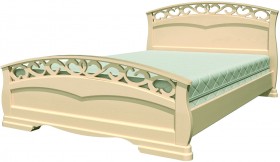 Кровать Грация-1 из массива сосны 900*2000 Белый античный в Полтавке - poltavka.katalogmebeli.com | фото 17