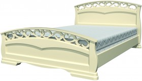 Кровать Грация-1 из массива сосны 900*2000 Белый античный в Полтавке - poltavka.katalogmebeli.com | фото 20