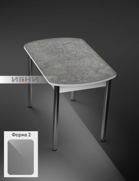 Кухонный стол 1100*700/400 ф 2 Пластик, урбан серый в Полтавке - poltavka.katalogmebeli.com | фото 1