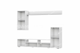 Мебель для гостиной МГС 4 (Белый/Белый глянец) в Полтавке - poltavka.katalogmebeli.com | фото 3
