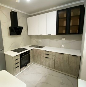 Модульная кухня Норд 1,6 м (Софт даймонд/Камень беж/Белый) в Полтавке - poltavka.katalogmebeli.com | фото 25