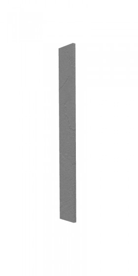 Панель торцевая (для шкафа верхнего торцевого высокого) ВПТ 400 Лофт (Штукатурка серая) в Полтавке - poltavka.katalogmebeli.com | фото