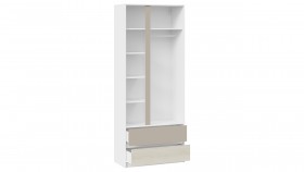 Шкаф для одежды комбинированный «Сканди» Дуб Гарден/Белый/Глиняный серый в Полтавке - poltavka.katalogmebeli.com | фото 5