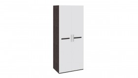 Шкаф для одежды с 2-мя дверями «Фьюжн» Белый глянец/Венге Линум в Полтавке - poltavka.katalogmebeli.com | фото