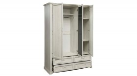 Шкаф для одежды "Сохо" (бетон пайн белый/4 ящика/1532) в Полтавке - poltavka.katalogmebeli.com | фото 3