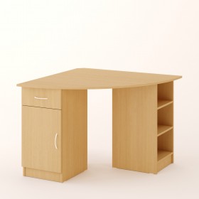 Угловой компьютерный стол 2 (Белёный дуб) в Полтавке - poltavka.katalogmebeli.com | фото