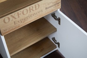 Стол с ящиками «Оксфорд» (Ривьера/Белый с рисунком) в Полтавке - poltavka.katalogmebeli.com | фото 10