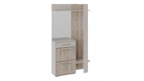 Шкаф для одежды «Нуар» тип 1 Фон серый/Дуб сонома в Полтавке - poltavka.katalogmebeli.com | фото 2