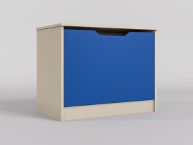 Ящик для игрушек Скай (Синий/корпус Клен) в Полтавке - poltavka.katalogmebeli.com | фото