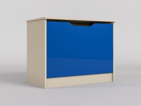 Ящик для игрушек Скай люкс (Синий/корпус Клен) в Полтавке - poltavka.katalogmebeli.com | фото