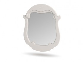 Зеркало настенное Мария (Белый глянец) в Полтавке - poltavka.katalogmebeli.com | фото