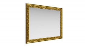Зеркало навесное "Айрум"/(дуб кальяри / профиль: золото с орнаментом) в Полтавке - poltavka.katalogmebeli.com | фото